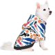 thumbnail image 2 of Fotbe Cute Sea Animals Sudadera con Estampado para Perros Pequeños – Suéter con Capucha para Mascotas, Tela Suave de Forro Polar con Bolsillo-Large, 2 of 7