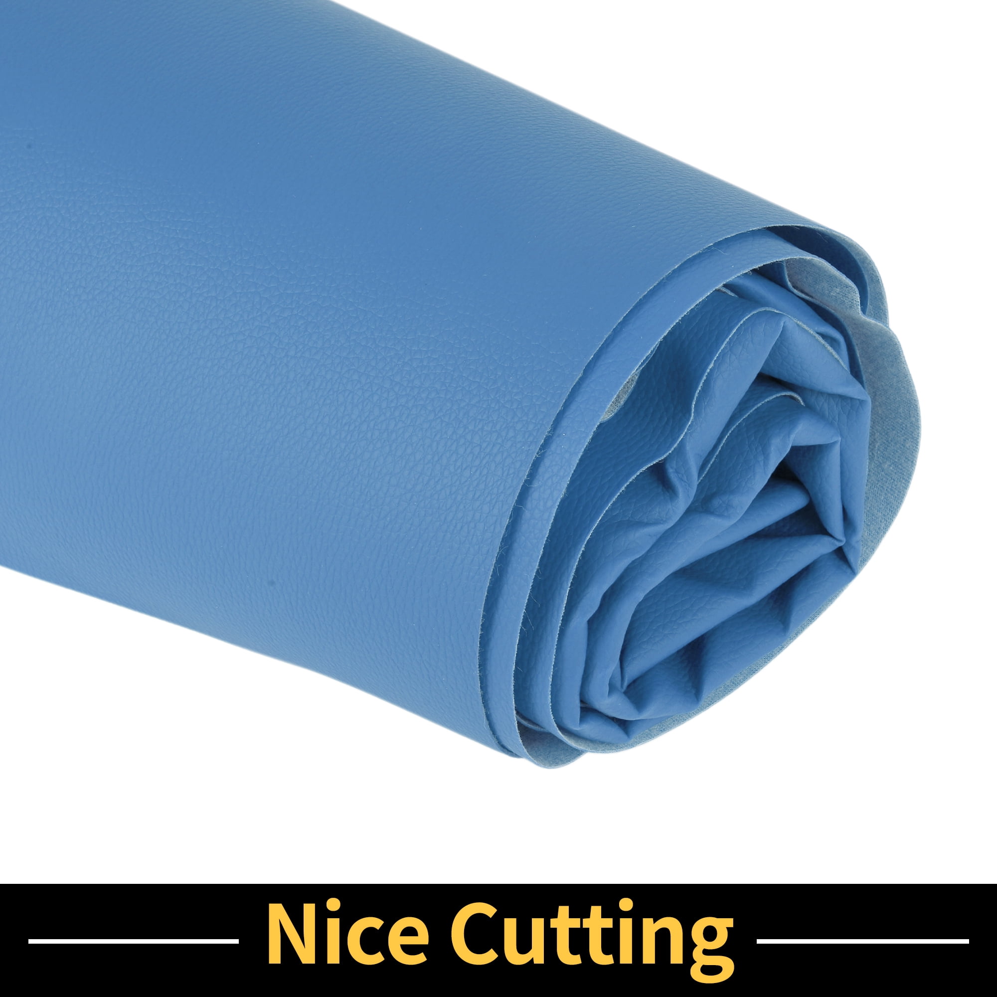 Unique Bargains Leather Fabric Upholstery Leather Repair Patch 274x137cm for Automotive Car Boat Seat Sofa Couches Chair Interior Trim DIY Blue 1 Pcs