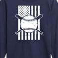 thumbnail image 3 of Instant Message - Baseball Flag - Kids Long Sleeve Tee, 3 of 6