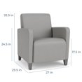 thumbnail image 3 of Lesro Chaise d'Invité de Réception Ravenna Lounge en Gris, 3 of 5