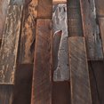 thumbnail image 2 of Stone Ten Teak 3D Wall Panels - Teak Wood Planks - Decorative Boho Wood Panels - Backsplash Shiplap Boards (24, Seared), 2 of 4