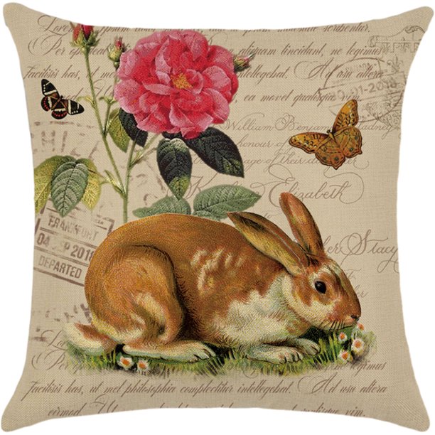 Puntoco Easter Bunny Series theme Home Decoration Pillow Case Sofa Cushion Cover