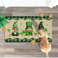 thumbnail image 5 of St Patricks Day Door Mat 30X17 Inch Lucky Shamrocks Indoor Doormat Entrance Rugs St. Patrick''s Day Welcome Doormat Home Carpets, 5 of 6