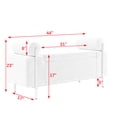 thumbnail image 3 of Velvet Upholstered Storage Ottoman / Comfort and Style for Home Use, 3 of 4