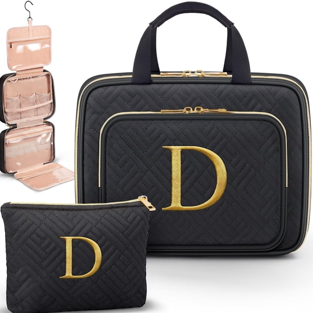 Set de bolsas de viaje Cosmetic Case Partylamb bordadas con iniciales