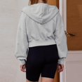thumbnail image 4 of Vedolay Womens Plus Activewear Fashion Pullover Tops Sweaters Casual Comfy Fall Fashion Outfits Clothes 2023 Jackets for Women Grey,M, 4 of 5