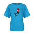 thumbnail image 4 of SZXZYGS T-Shirts pour Femmes Coton Grande Taille T-Shirt Mignon Col Rond Manches Courtes Été 2024, 4 of 4