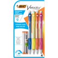 thumbnail image 1 of BIC Velocity Original Portaminas Mecánicos Punta Media (0,7 mm) Barriles de Colores Surtidos Paquete de 4 Lápices para Suministros de Oficina y Escuela (MV7P41-BLK), 1 of 5