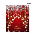 thumbnail image 4 of maskred Christmas Shower Curtain Set With Anti-Rust Metal Buttonhole Easy To In Bathroom Application only shower curtain, 4 of 6