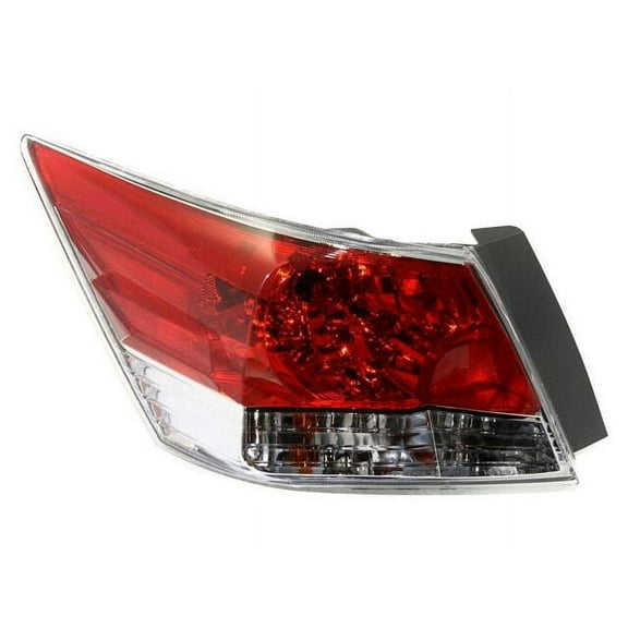 Left Driver Side Tail Light Assembly - Compatible with 2008 - 2012 Honda Accord 2009 2010 2011