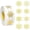 gold, variant on vlrwzc 500Pcs Silver Foil Snowflake Stickers Roll Clear Holographic Christmas Label Round Self Adhesive for Xmas Winter Envelopes Present Decor