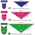 thumbnail image 2 of 12 Pieces Holiday Dog Bandanas Halloween Dog Scarf Birthday Daily Thanksgiving Christmas Festival Costume Supply Pets Scarf Bandana for Cats Pets Costume(Small), 2 of 7