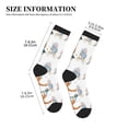 thumbnail image 3 of Bingfone Compression Socks for Women and Men Long Socks for Running Athletic Cycling Nurse- Animals in Transport, 3 of 7