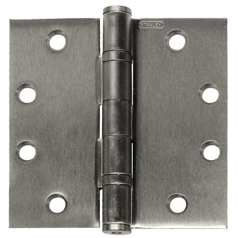 STANLEY FBB191 4X4 DOOR HINGE 32D STS 13/4" W x 4" H Satin Door and