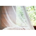 thumbnail image 2 of Ocean Tulle Curtains with Rod Pocket, Bold Half Circles Sea Inspired Theme Waves Simplistic Retro Design Maritime Print, Sheer Drape for Wedding Party 2 Panels, 7 Sizes, Sky Blue White, by Ambesonne, 2 of 3