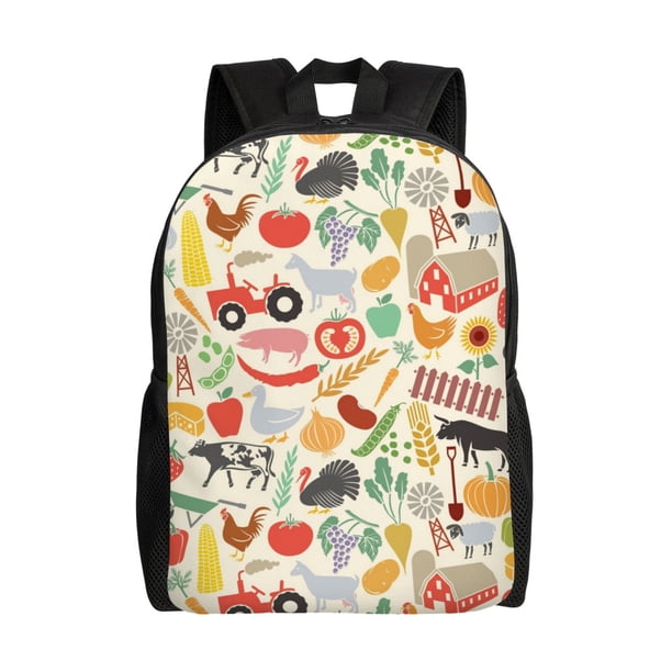 Balery Farm Mochila - Mochila Estilosa y Duradera para Laptop de 15 Pulgadas con Tela Oxford Impermeable