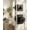 Matte Black, variant on Brushed Nickel Door Knob with Deadbolt, Zinc-Alloy Satin Silver Exterior Door Lock Set, Heavy Duty Satin Nickel Front Door Knob and Deadbolt Set with Lock and Key, Reversible (3 Pack)
