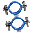 thumbnail image 1 of PinesC 2 Pcs Office Chair Saver Pipe Clamp Sinking Stainless Steel Plastic, 1 of 5