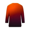 thumbnail image 4 of LiMoi Womens Summer Tops Dressy Casual Plus Size 3/4 Length Sleeve Womens Tops Plus Size Summer Oversized Tshirts for Women Cheap Tie Dye Shirt, 4 of 5