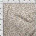 thumbnail image 3 of oneOone Polyester Spandex Brown Fabric Floral Sewing Material Print Fabric By The Yard 56 Inch Wide, 3 of 5