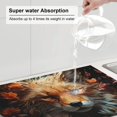 thumbnail image 2 of Dish Drying Mat, Floral Fox Absorbent Microfiber Kitchen Mat, Heat Resistant Drying Mat Kitchen Counter for Dishes, Utensils, Pots, Pans, Drainer Mats 18x24in, 2 of 7