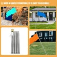 thumbnail image 4 of Shisuyan 2pcs Sturdy Flag Pole Rustproof Flagpole Durable Stainless Steel Flag Pole for Garden, 4 of 8