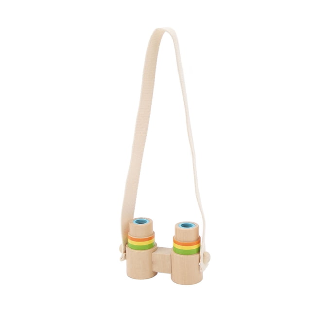 Juguete de binoculares de madera para niños aberración cromática baja de binoculares de madera para niños para observar las estrellas ANGGREK Otros