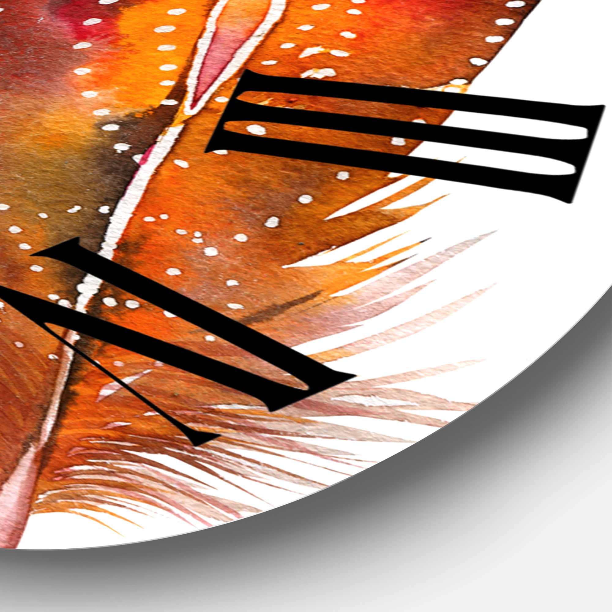 Designart 1 in Quartz Bohemian Wall Clock