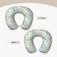 thumbnail image 3 of Salouo Honey Bees And Flowers for Memory Foam Travel Pillow,Versatile U-Shaped Pillows Memory Foam Cervical Neck Pillow Soft Washable Cover for Home Office Camping Travelling, 3 of 8