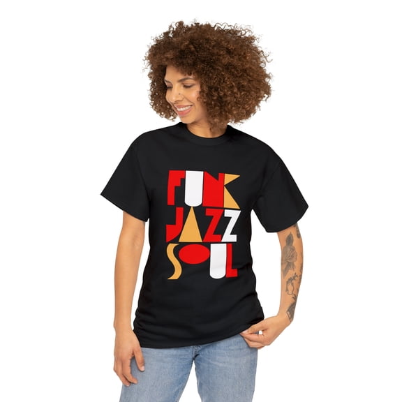Funk, Jazz, Soul Unisex Heavy Cotton Tee