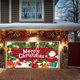 thumbnail image 4 of Uuiauoio Christmas Garage Banner Polyester Holiday Decorations Large Outdoor Indoor Party Backdrop Festive Scene Door Wall Hanging for Xmas New Year Seasonal Celebration, 4 of 6