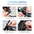 thumbnail image 5 of Bicycle Phone Holder Mobile Support Telephone Velo Scooter Motorcycle Phone Mount GPS Holder Bike Handlebar Clip Bracket Stand, 5 of 10
