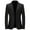 07-Black, variant on Mens Suit Jacket Autumn Winter New Long Sleeve Lightweight High End Casual Business Wedding Party Banquet Coat Top,Size 185