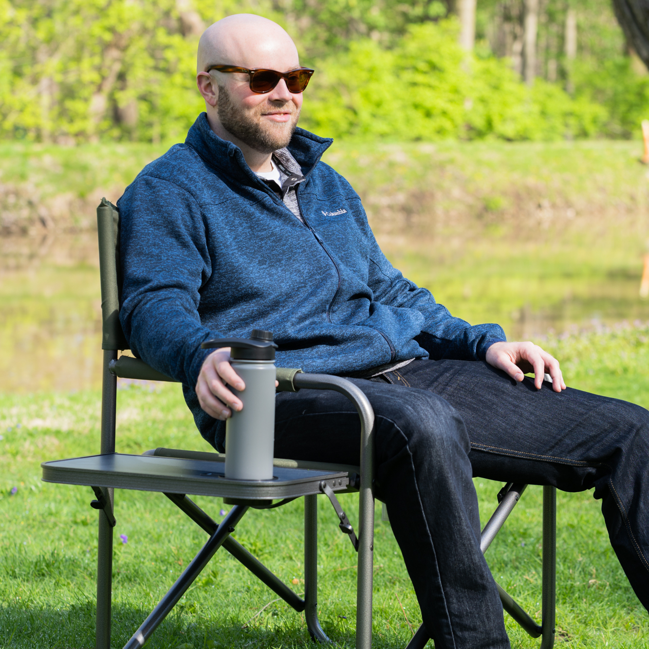 Ozark Trail Director Camping Chair, Green, Adult