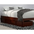 thumbnail image 2 of Atlantic Furniture Twin-Full Solid Wood Bed Drawer in Antique Walnut (Set of 2), 2 of 6