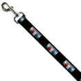 thumbnail image 2 of GM General Motors Pet Leash, Dog Leash, Camaro Six Badge Black Silver Red White Blue, 6 Feet Long 1.0 Inch Wide, 2 of 4