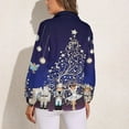 thumbnail image 2 of Nutcracker Christmas Special Long Sleeve Blouse Woman Streetwear Casual Shirts Summer Oversize Woman Streetwear Clothing Birthday Present, 2 of 7