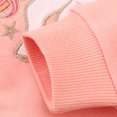 thumbnail image 4 of YDFCWXW Girls Cotton Crewneck Graphic Sweatshirt Long Sleeve Pullover Tops for Toddler Kids (Pink, 3-4 Years), 4 of 9