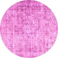 thumbnail image 1 of Ahgly Company Indoor Round Persian Pink Traditional Area Rugs, 5' Round, 1 of 4