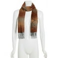 thumbnail image 2 of Steve Madden Womens Winter Ombre Muffler Scarf Brown O/S, 2 of 3