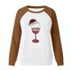 thumbnail image 2 of Gibobby Sudadera de Navidad para mujer Camiseta casual de manga larga con gráfico navideño para mujer, sudadera con cuello redondo, sudadera para mujer(Marrón,G), 2 of 4