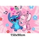 thumbnail image 3 of 1 juego de globos para fiesta de cumpleaños con temática de Disney Lilo & Stitch, kit de cadena y guirnalda de arco, juguetes inflables para niños, globos, regalos, suministros, 3 of 5