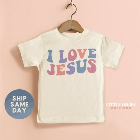 Bella Canvas I Love Jesus Shirt Religious Kids Tee Catholic Apparel Faith Based Clothing Blessed Shirt For Toddler Bible Verse Shirt (CA-REL117) Bella Canvas I Love Jesus Shirt Religious Kids Tee Catholic Apparel Faith Based Clothing Blessed Shirt For Toddler Bible Verse Shirt (CA-REL117)