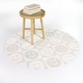 thumbnail image 2 of Mainstays Checkered Happy Face Youth Indoor Rug, 47" Round, 2 of 6