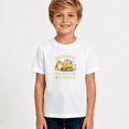 thumbnail image 2 of Boys Graphic T Shirt Big Brother Digging Truck Birthday Theme Short Sleeve Kids Tees 100% Cotton Soft Child Tops 4-13Y, 2 of 5