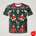 thumbnail image 1 of Camiseta con estampado de Feliz Navidad en 3D para hombre, camisetas informales de manga corta, camisetas gráficas de Navidad Unisex, ropa para hombre, Tops, nueva moda, 1 of 5