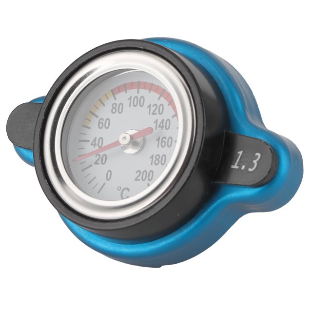 Car Radiator Cover Thermostatic Gauge Thermostatic Radiator Cover Radiator W/temp Gauge Radiators Parts Universal Thermostatic Radiator Water Cover Leakproof W/Temperature
