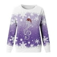thumbnail image 4 of MIASHUI Chandails à Capuchon et Chandails pour Filles Chandail Décontracté à Enfiler pour Enfants Tenue Quotidienne Confortable et Stylée Garçon et Fille pour l'École et les Aventures en Plein Air Violet, 11-12 Ans, 4 of 4