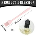 thumbnail image 3 of Mohdy Silicone Small Oil Brush D,Food Grade Silicone Oil Brush Spread Evenly High Temperature Barbecue Brush Small Silicone Brush for Barbecue Oil for Kitchen Black, 3 of 9