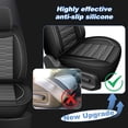 thumbnail image 5 of HQBQBUG Car Seat Covers Front Seats for Nissan Altima 2009-2025 2026,Waterproof Leather Seat Covers Comfort Car Seat Protector Easy Install Compatible Airbag Grey,Front Set(2 Seats), 5 of 9